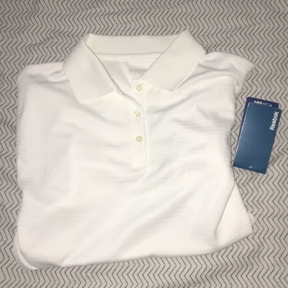 White Reebok Women’s Collar(Golf) Shirt - Picture 1 of 5